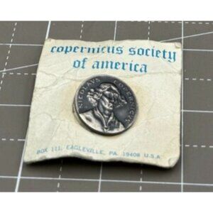 Vintage Copernicus Society Of America Medal Pin By MET